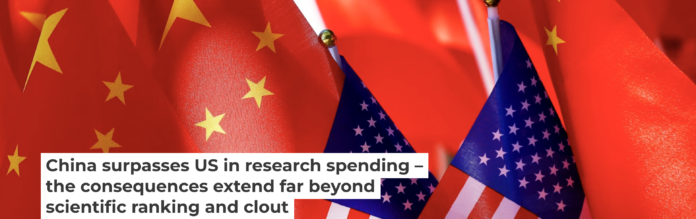 In a span of a few years, China has outstripped the U.S. in scientific publications, spending and patents. AP Photo/Andy Wong